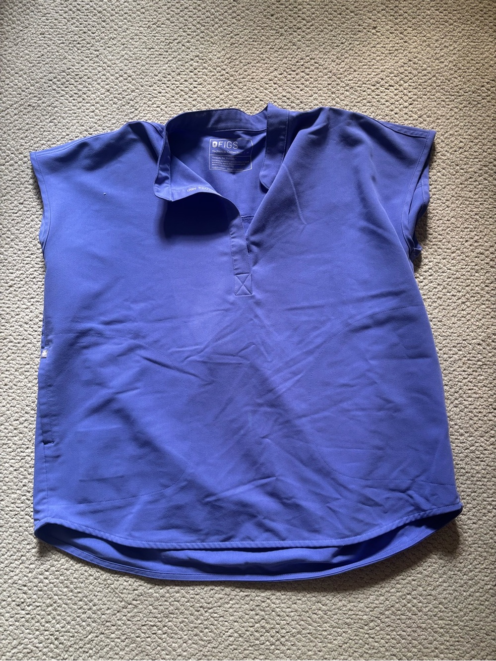Figs Purple Rafaela Scrub Top - Picture 2 of 4